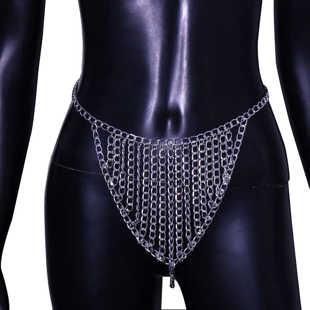 Sexy Alloy Tassel Body Chain Bikini Waist Jewelry for Women - Picture 5 of 5